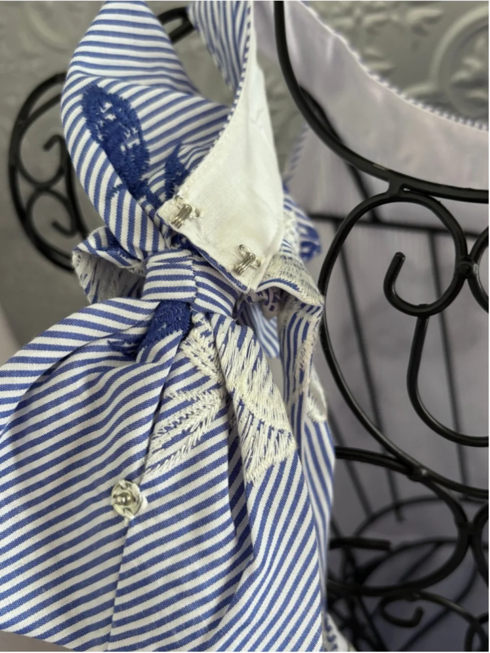 Rare Editions formal Blue and White Floral Kids Dress. Size 16 girls 2 xs woman